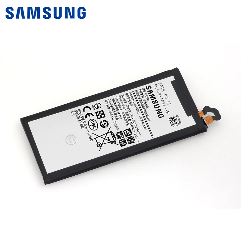 Оригинальная батарея samsung EB-BJ730ABE 3600 мА-ч для samsung GALAXY J7 Pro SM-J730F SM-J730FM J730F J730G J730DS J730GM J730K