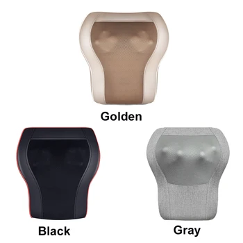 

2 in 1 New Massage Pillow with Car Home Duel Use Easy Carry Neck Back Shoulder Waist Body Massager Gift Relief Pain Dropshipping