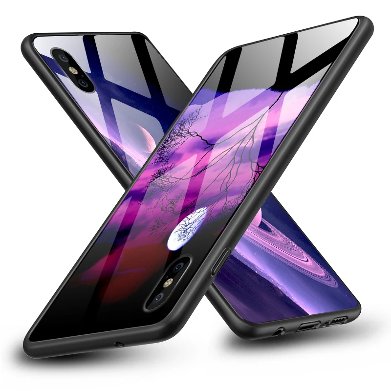Чехол для телефона для iPhone 5S, se, 6, 6 S, 7, 8 Plus XR XS макс. закаленное стекло чехол для Meizu M5 M6 M8 M9 Примечание 16th плюс противоударный корпус