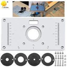 Router multifunzionale in alluminio tavolo inserto piastra panche per la lavorazione del legno Router per legno Trimmer modelli macchina per incidere