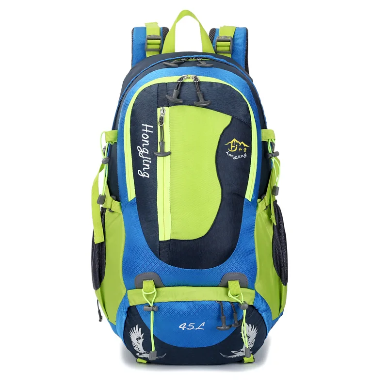 

2017 New Style Outdoor Mountaineering Bag Steel Frame Steel Plate Backpack Holder Bearing System Backpack Men's Fashion