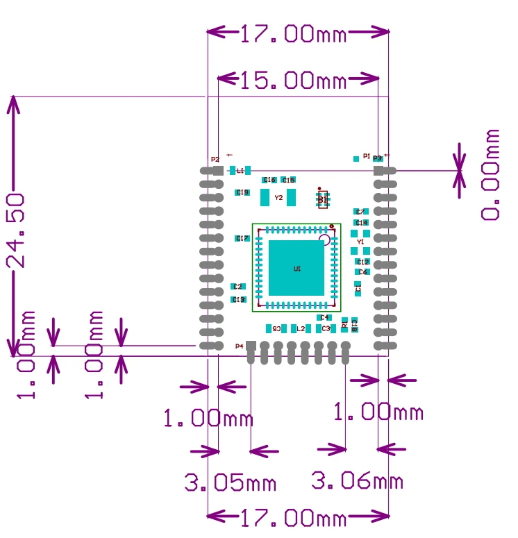 CC2650 RGZ модуль ZigBee модуль BLE модуль CC2650 pa-модуль