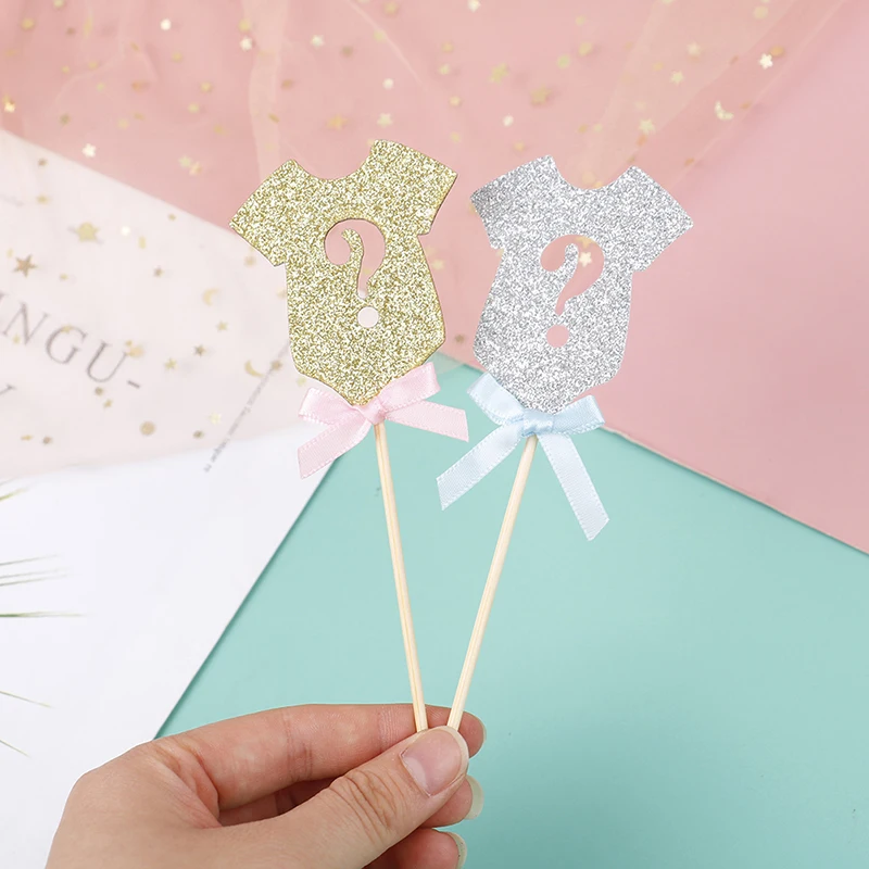 10Pcs Baby Shower Decorations Its A Boy Girl Clothes Cupcake Cake Toppers Tools Birthday Party Decoration Kids DIY | Дом и сад