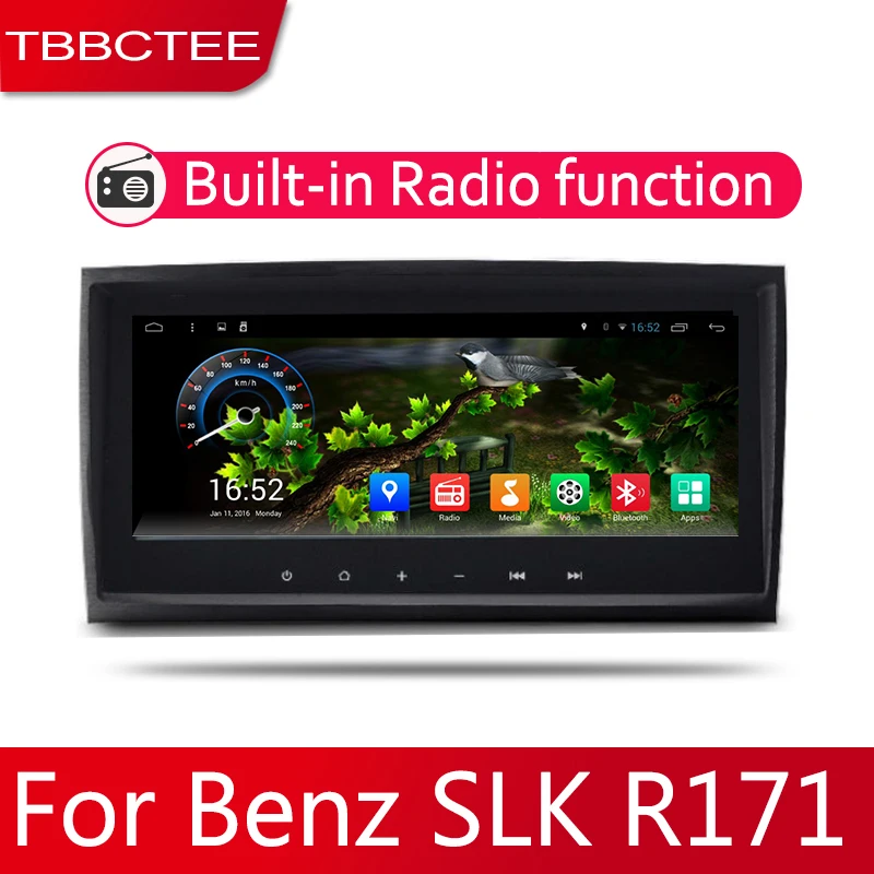 Автомобильный Android система 1080P ips ЖК-экран для Mercedes Benz SLK Class R171 2004~ 2010 автомобильный Радио плеер gps Навигация BT WiFi AUX