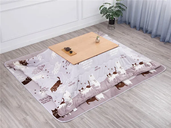 Современный дизайн японский стол Kotatsu/набор мебели для гостиной прямоугольный Повседневный журнальный столик с подогревом деревянный дубовый деревянный