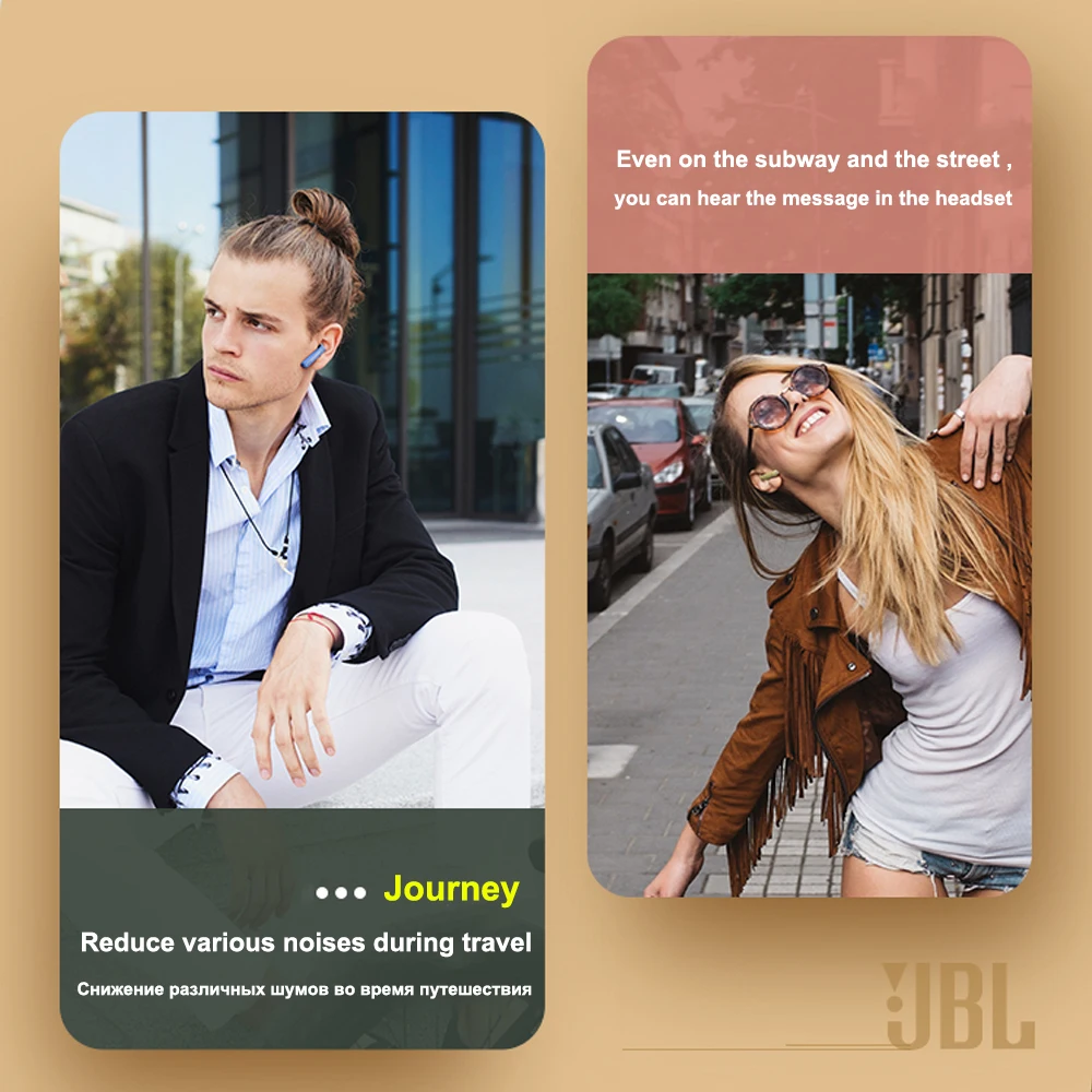 Original TUNE 220 TWS True Wireless Bluetooth Earphones T220TWS Stereo Earbuds Bass Sound Headphones Headset with Mic Charging