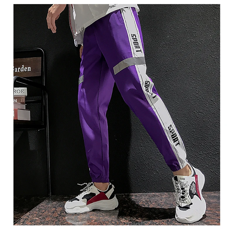 Новые Брендовые брюки мужские тонкие легкие homme корейские модные хип-хоп Большие размеры sweat спортивные брюки с буквенным принтом мужские брюки