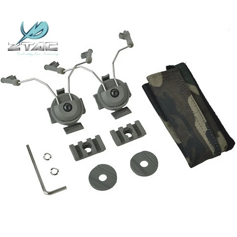 Z Tactical Softair Peltor гарнитура Comtac Шлем Адаптер Набор Ztac Airsoft Comtac I II Военные Аксессуары для наушников Z046