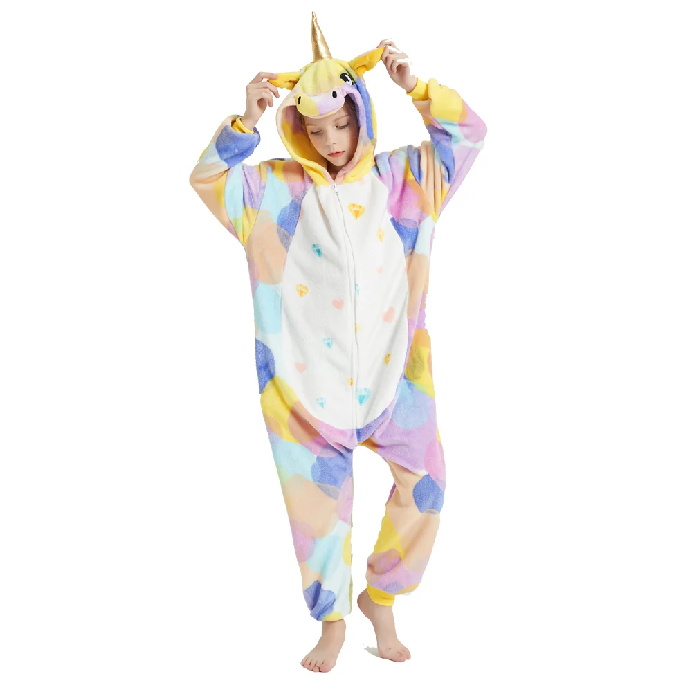 Boy Kigurumi Girls Unicorn Pajamas Animal Onsie Pajamas for 8-12Years Kids Sleepwear Homewear Nightwear Cosplay Costume Sleepy Boy Kigurumi Girls Unicorn Pajamas Animal Onsie Pajamas for 8-12Years Kids Sleepwear Homewear Nightwear Cosplay Costume Sleepy