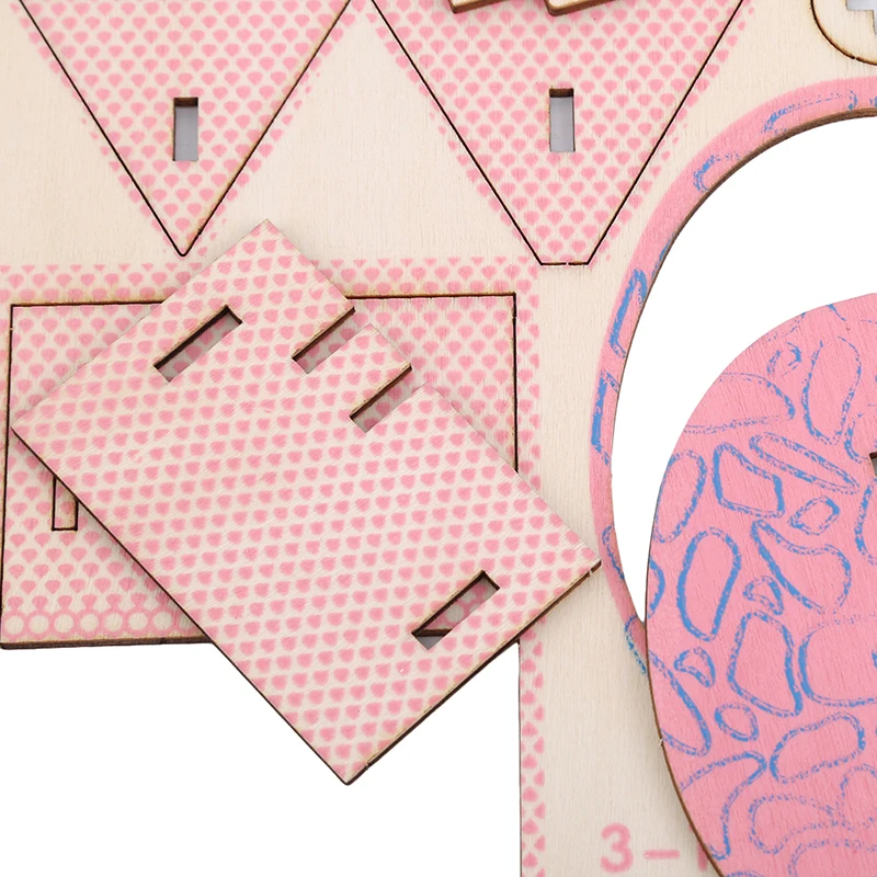 Детские головоломки игрушки 3D DIY Детская палатка модельки-паззлы игрушка обучающая игрушка детский домик строительный узор подарок