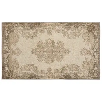 

Handmade Beige Vintage English English Area Rug 168x290 Cm-5'6''X9'6''