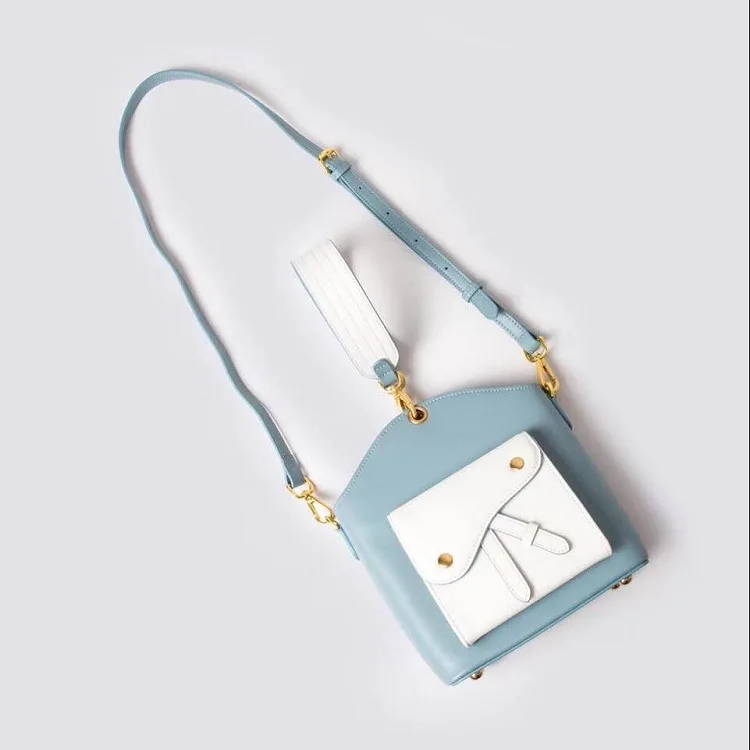 

Leather Messenger Bag WOMEN'S Leather Bags Star Celebrity Style WOMEN'S Bag