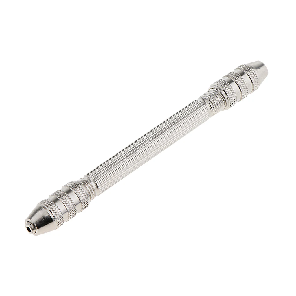 Metal Pin Tong Vise 2 Collets 4 Mouths Jewelry Drill Bit for Watchmaker