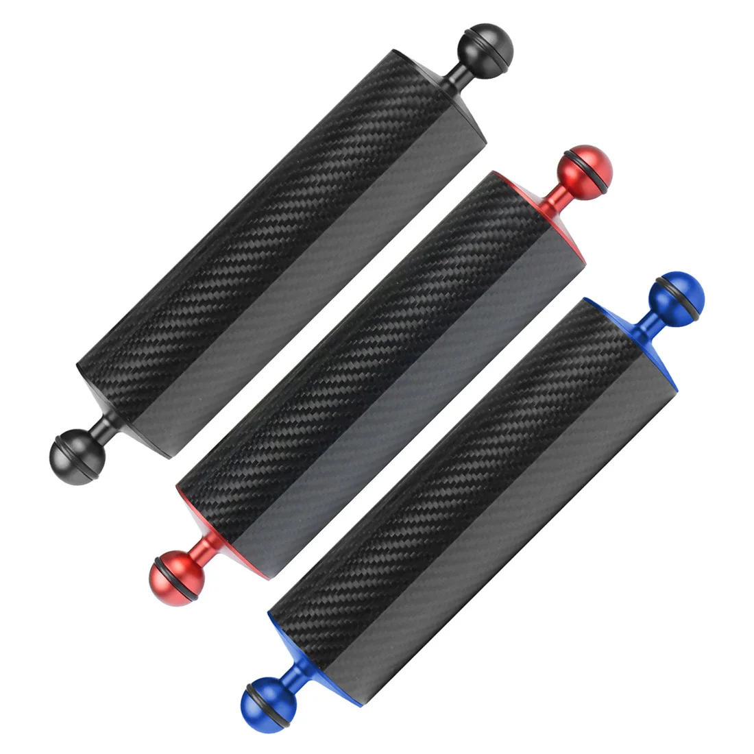 

Carbon Fiber Buoyancy Float Arm Dual Ball Floating Arm Diving Camera Tray for DJI OSMO for Gopro/Xiaoyi/EKEN Sports Cameras