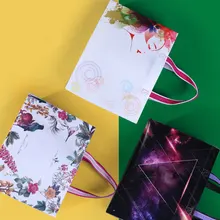 Новая модная сумка для покупок из нетканого материала, многоразовая Складная Сумка-тоут с цветами, эко Водонепроницаемая женская сумка для хранения продуктов