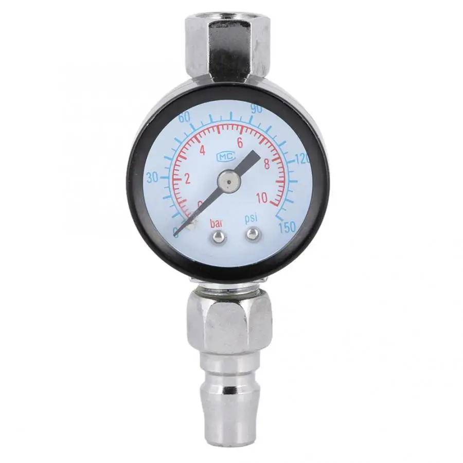 Mini Adjustable Spray Gun Air Regulator With Pressure Gauge Diaphragm