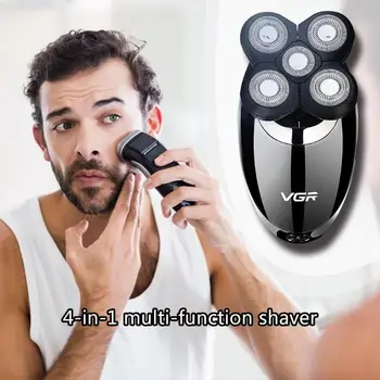 

4 in 1 Electric Shavers Razors for Shaving Facial Beard Men Grooming Kit Electric Shaving Beard Machine Razor Rechargeable