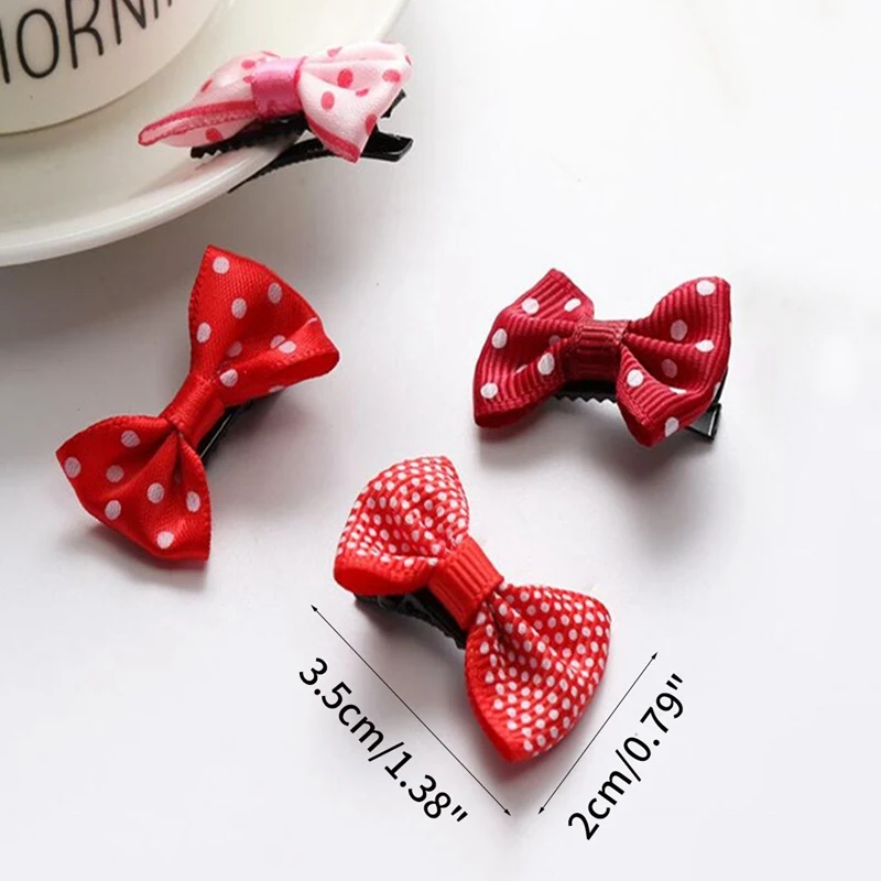 New Dog Hair Clip Puppy Bows Hairpin Pet Hair Decor for Kitten Puppy Cute Cat Hair Clip Portable Dog Supplies Pet Accessories