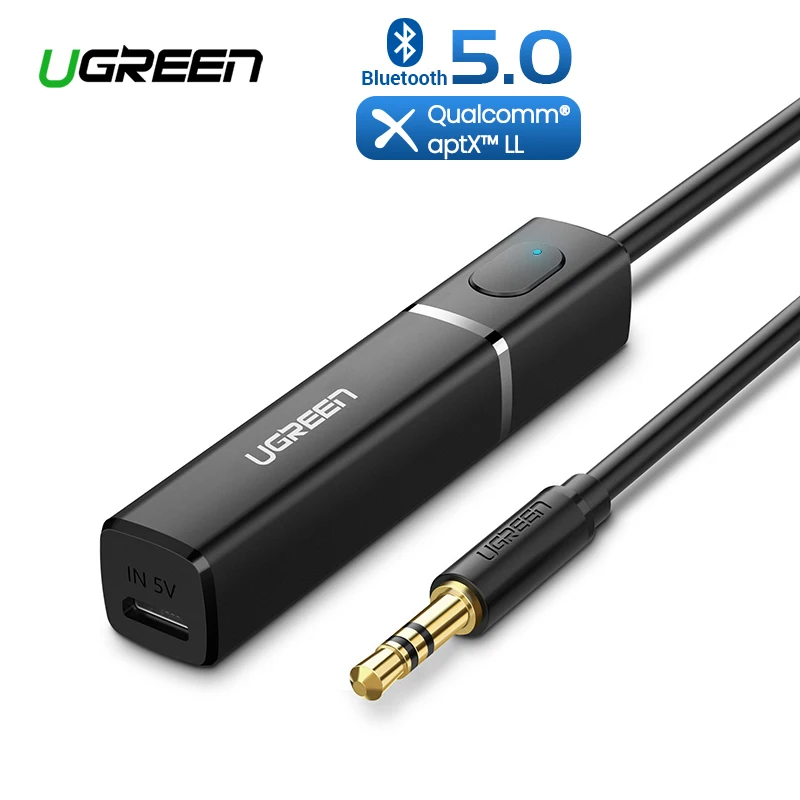 Bluetooth трансмиттер Ugreen 5.0 наушники для ТВ ПК PS4 aptX LL 3 5 мм AUX SPDIF оптический и аудио