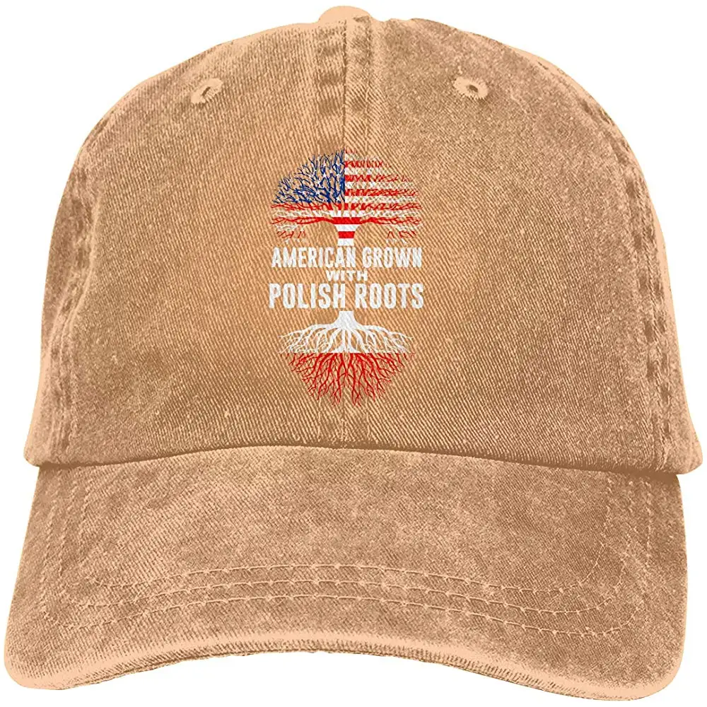 Azmgh85dm Мужская и женская американская бейсбольная кепка с польскими корнями, джинсовая кепка для папы, Кепка водителя грузовика