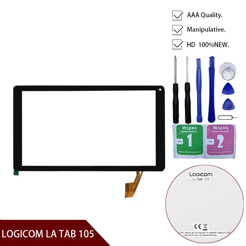 100% Оригинальный Новый сенсорный экран для 10 1 &quotLOGICOM LA TAB 105 планшет дигитайзер
