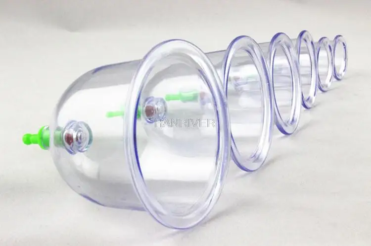 HANRIVER 6 vacuum cupping meridian massage cupping device, massager massager health and beauty hot selling 5