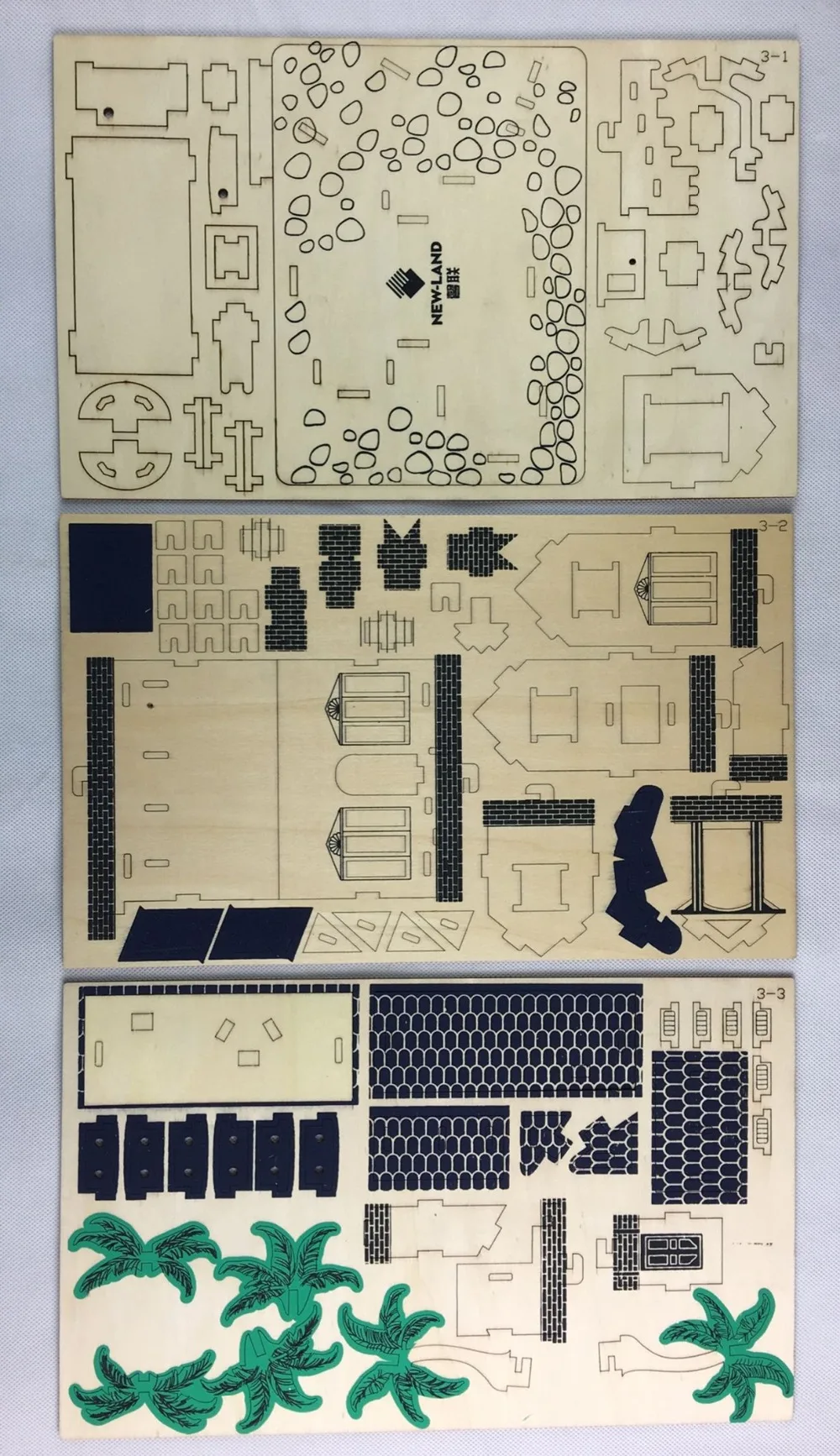 Пляжный дом DIY 3D деревянные головоломки деревянные ремесла набор для сборки резка деревянные игрушки для Рождественский подарок 3155