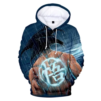 

Fashion Men's Hoodies 3D Print 7 Dragon Balls Men's / Women's 3D Hooded Sweatshirt 2019 Autumn Goku Hip Hop Street Pullover Top