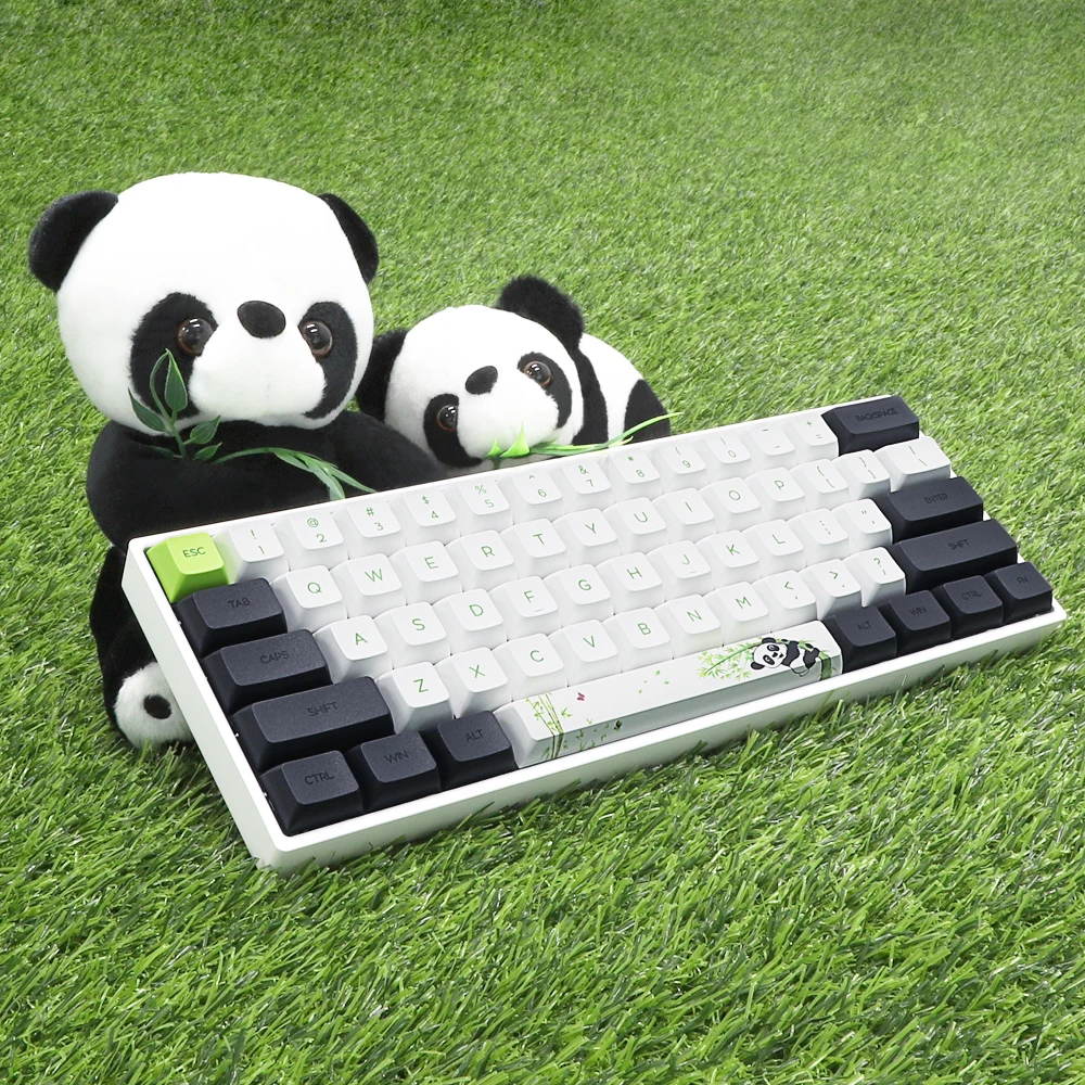 Skyloong SK61 Panda Gateron желтый механический оптический переключатель kлавира Mеханичесая