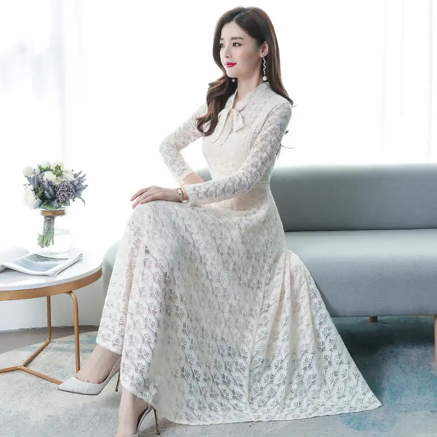 Платье Макси Осень