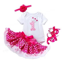 

Baby Girl Dresses Party Wedding Girl Lace Bow Dresses Infant Girl 1st Birthday Princess Baptism Dress