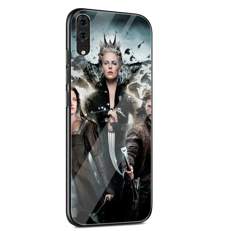 G2 Чехол для телефона стекло для huawei P30 P20 P10 Honor 10 8X Y6 Y9 mate 20 Lite Pro P Smart Cover пленка Белоснежка и Охотник - Цвет: G2
