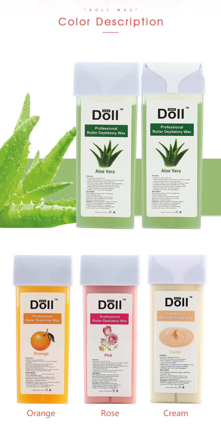Professional Amazon hot selling hair removal wax cartridge
