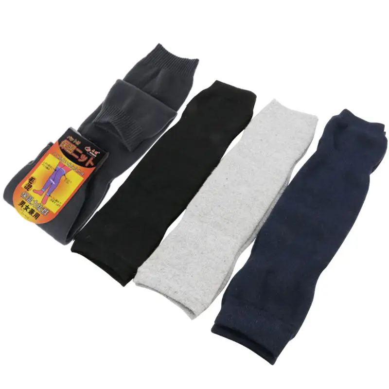 1 Pair Womens Mens Cashmere Wool Knee Warmers Leg Warm Thigh High Socks