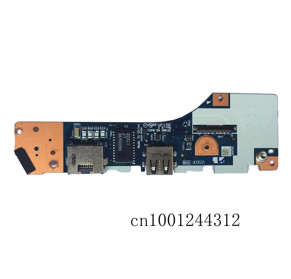 Для lenovo Thinkpad E480 power Botton USB WLAN IO Плата NS-B421