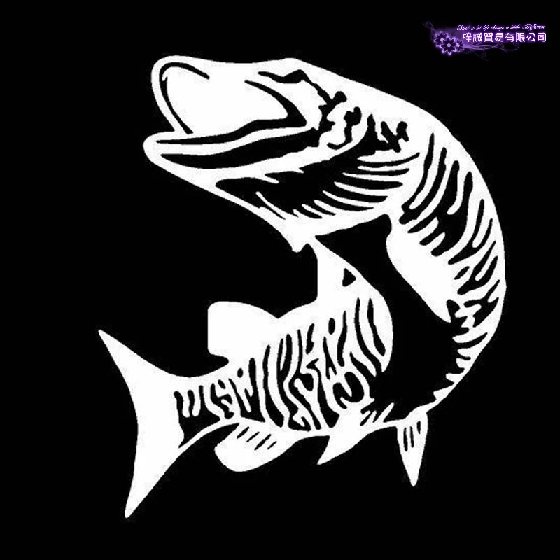 Fishing Sticker Name Fish Decal Angling Hooks Tackle Shop Posters Vinyl Wall Decals Hunter Pikes Amur pikc Decor Mural Sticker