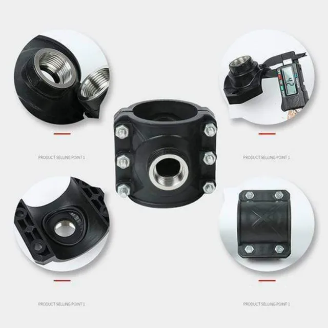 Clamp Sindle Lister Szelep 25-50 Mm-Es Drain Pase Cső Csőbilincs Nyeregszelep Klipek 1/2, 3/4 Od Tömlő Gyors Csatlakozó Csőszerelvények - Image 6