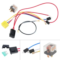Faisceau de câbles de haute qualité 12V, 1 pièce, relais en cuivre avec Kit de haut parleurs légers pour klaxon de voiture, de camion et de véhicule 