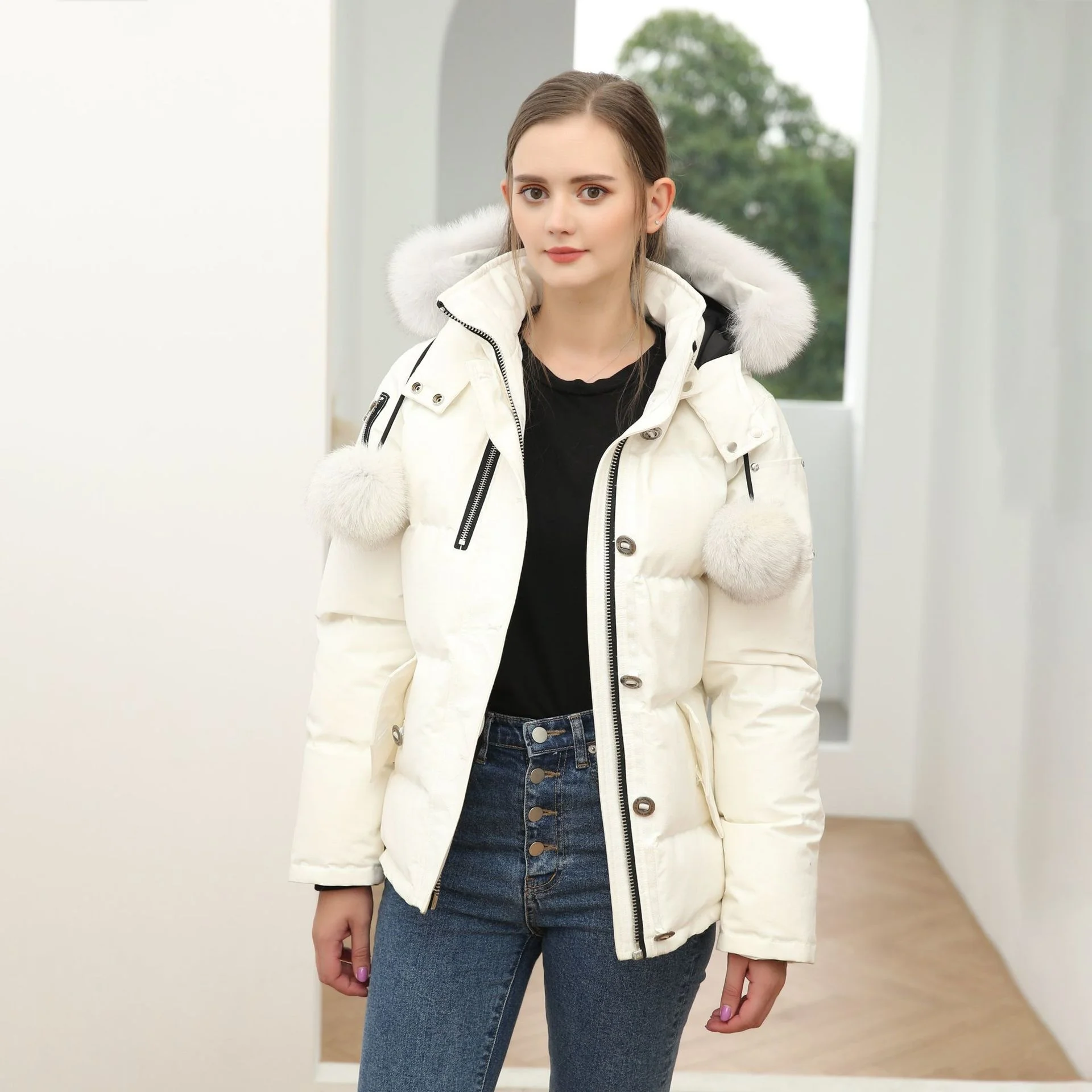 2020 winter new down jacket women's 