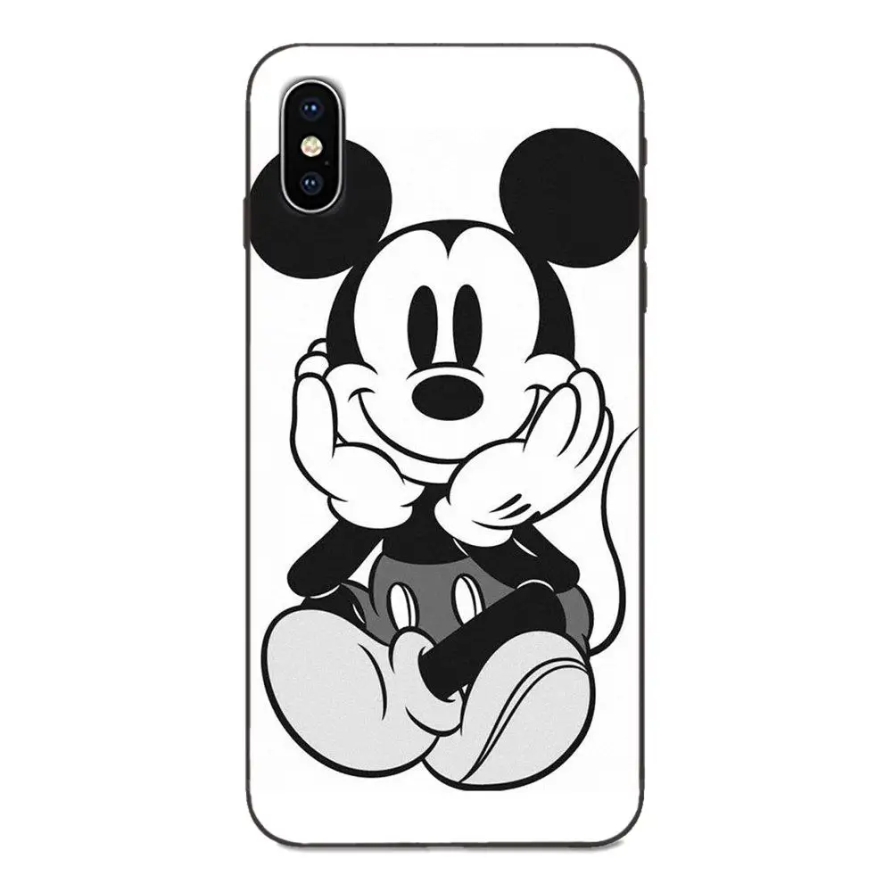 as picture Kawaii поцелуи Микки и Минни Маус Мышь для Galaxy A8 A9 звезды Примечание 4, 8 9 10 S3 S4 S5 S6 S7 S8 S9 S10 Edge Lite Plus Pro G313 - Цвет: as picture