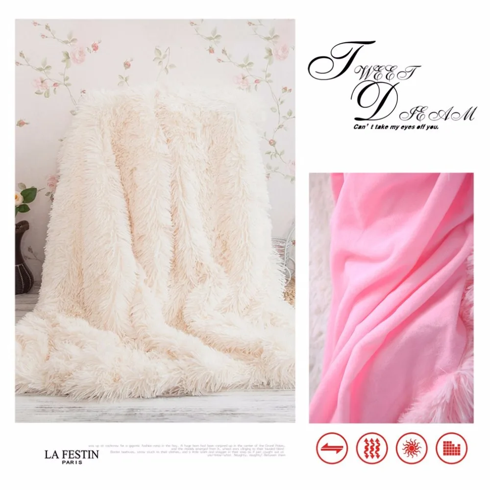 Multifunctional 130x160cm Plush Blanket For Cozy Sofa Bed Air Conditioning Bedspreads Mantas Carpet Thicken Warm Throw Blanket
