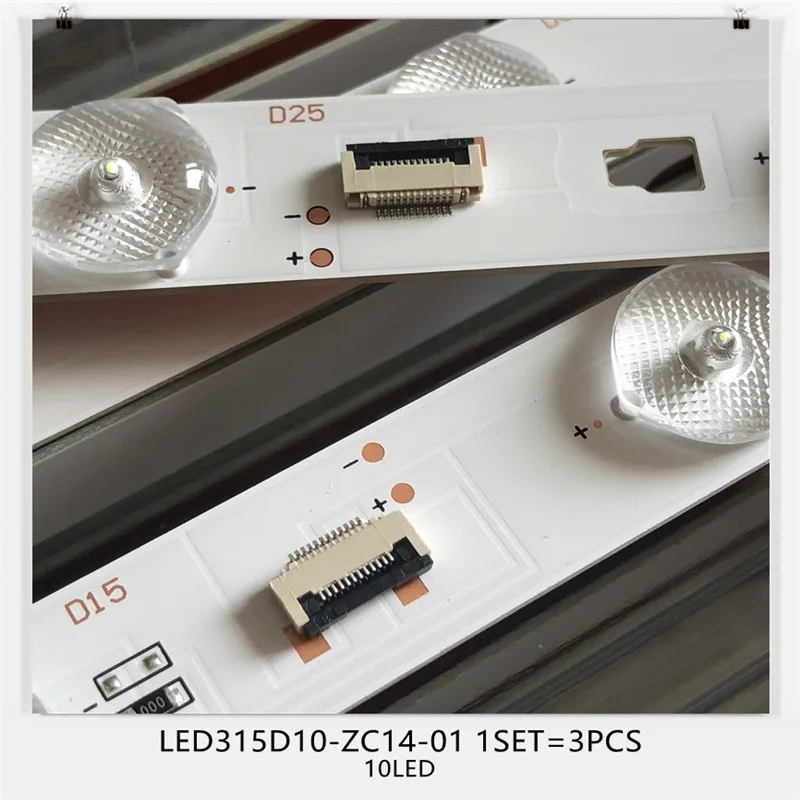 LED Backlight strip 10 Lamp for LE32TE5 LED315D10-ZC14 LE32D8810 LE32D8810 LD32U3100 LE32F3000W LED315D10-ZC14-01(D) 02(D) 03(D)