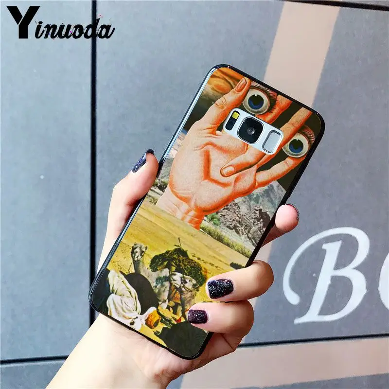 Great Trippy Art aesthetic Space astronaut Moon Girl