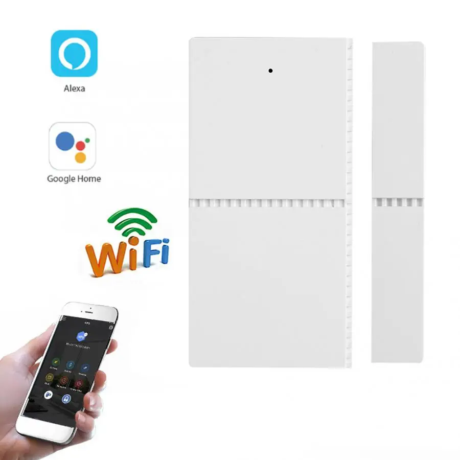 Датчик окна двери WiFi умный датчик окна двери домашний детектор безопасности Поддержка для Google Home/Alexa