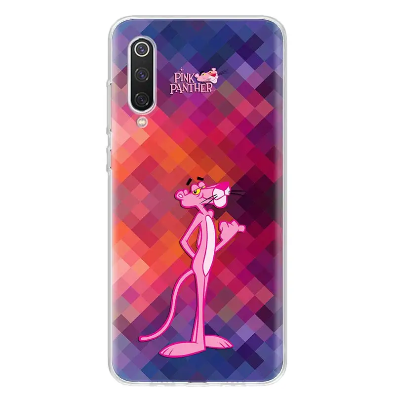 Розовая пантера крышка чехол для телефона для Xiao mi Red mi Note 8 Pro 8A 7 7A 5 5A 6A 4X S2 K20 mi 5X6X9 8 CC9 F1 корпус под плетенную сумку