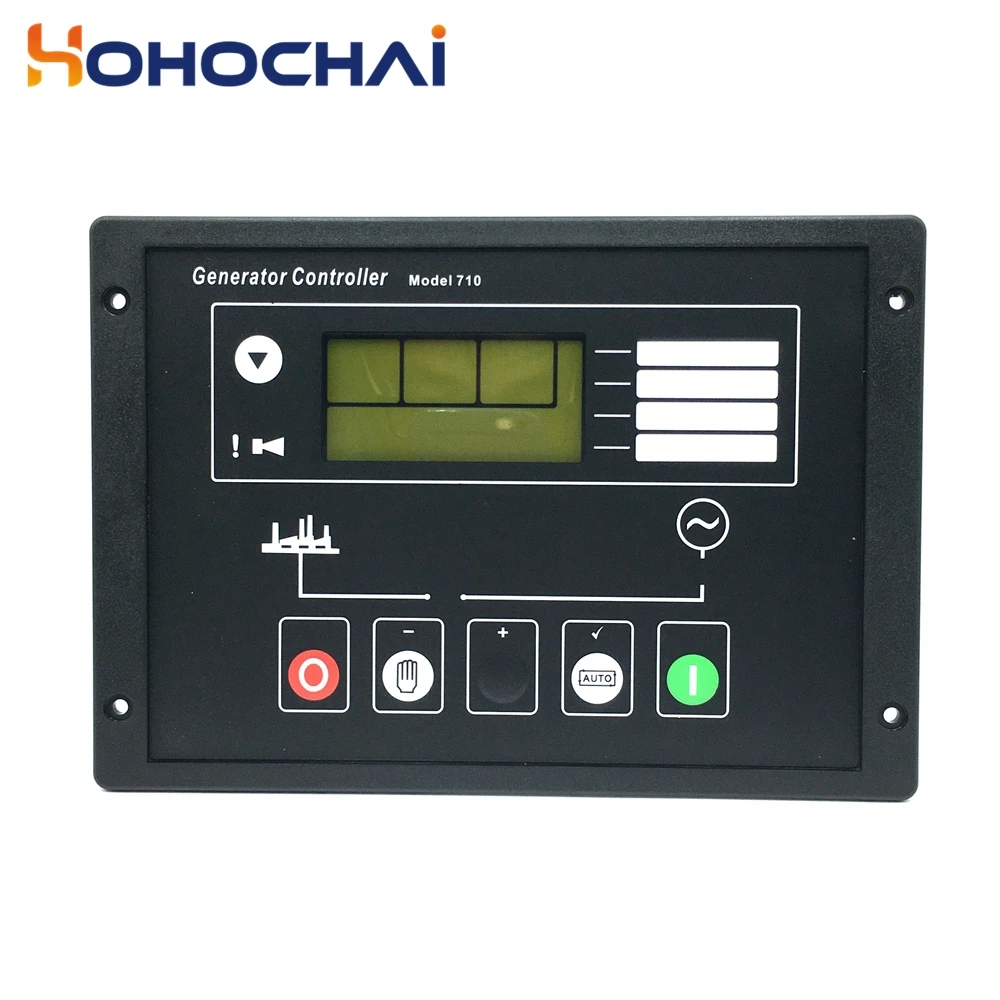 

Replace DSE710 DSE720 Generator Controller Self-starting Control Module Diesel Generator Parts LCD Display Genset Monitors