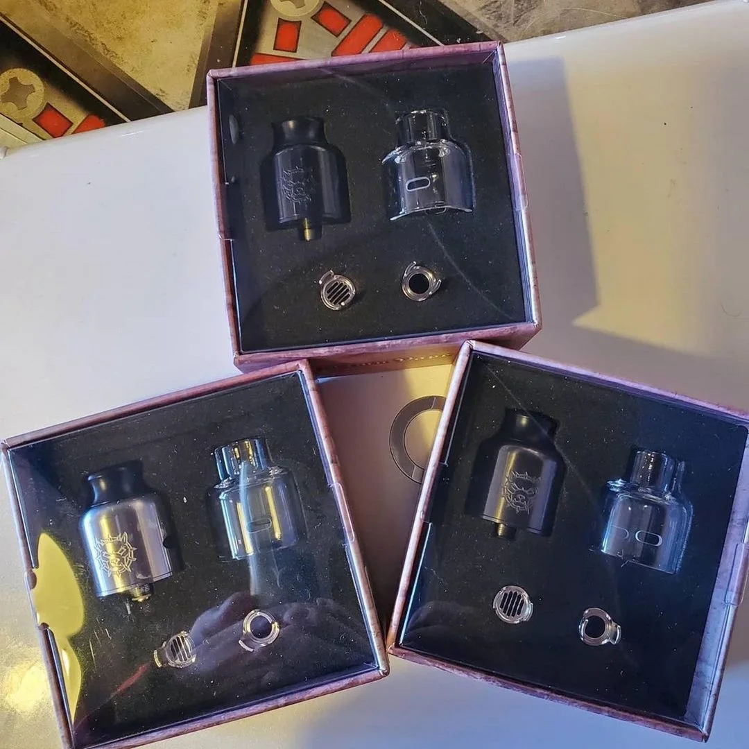 Оригинальный Новый атомайзер Go Pro Mongrel RDA 1 5 мл BF 510 контактный бак Dual Post Build Deck Vape