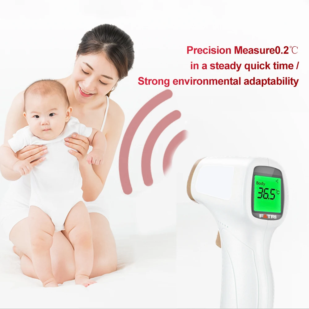 

Baby Thermometer Infrared Non-Contact Body Measurement Digital IR LED Kids Forehead Ear Mom Baby Care Fever Termometro