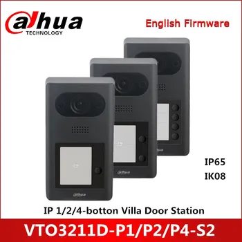 

Dahua IP 1/2/4-botton Villa Door Station VTO3211D-P1/P2/P4-S2 IP Metal Villa doorbell
