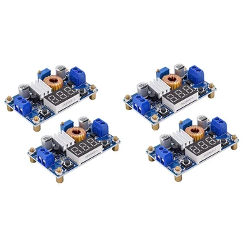

[4 Pack] DC-DC 5A Buck Converter 4-38V to 1.25-36V Step Down Voltage Regulator High Power Module with LED Display